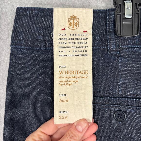 Talbots Bootcut Jeans 22 Heritage Boot Trousers Stretch Classic Career Quiet $95 - Picture 9 of 12